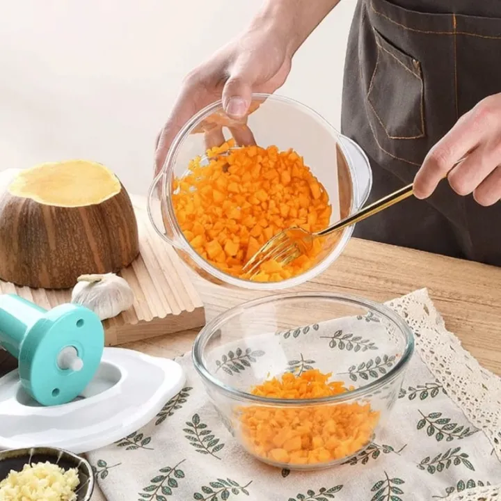 SmarterCartly™ Multifunction Hand Food Chopper – Manual Vegetable & Meat Grinder with Sharp Stainless Steel Blades