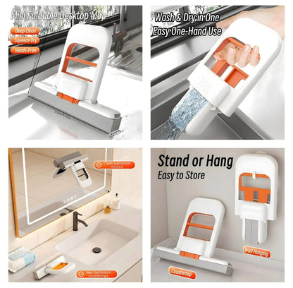 Portable Mini Squeeze Mop – Hand-Free Cleaning Gadget (For Kitchen, Glass & Cars)