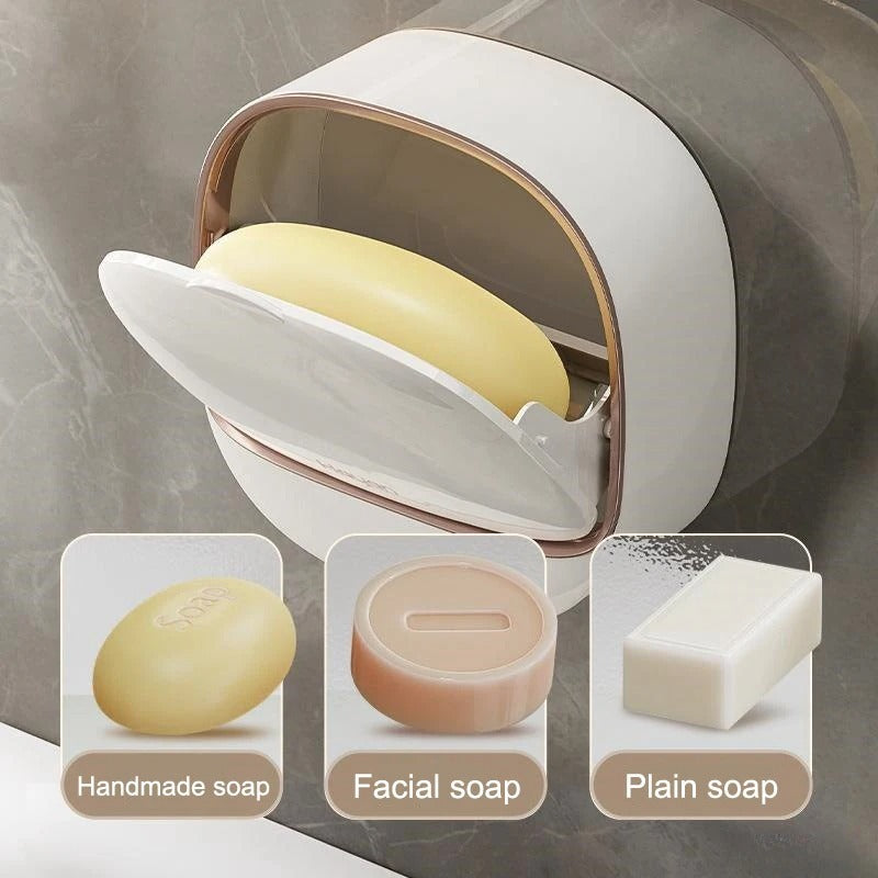 Premium Wall-Mounted Luxury Soap Holder - Punch-Free & Elegant Design