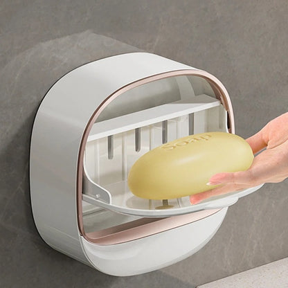 Premium Wall-Mounted Luxury Soap Holder - Punch-Free & Elegant Design