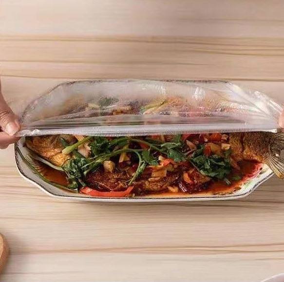 SmarterCartly™ 100Pcs Disposable Food Covers – Elastic Reusable Fresh-Keeping Bags for Bowls & Plates