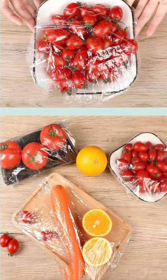 SmarterCartly™ 100Pcs Disposable Food Covers – Elastic Reusable Fresh-Keeping Bags for Bowls & Plates